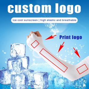 남녀공용 자외선 차단 슬리브, 맞춤형 로고, 야외 라이딩 쿨 암 가드 슬리브, 여름, 1 개 수용