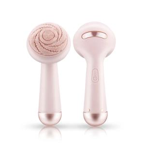 전기 실리콘 페이셜 브러시 클리너 진동 롤러 마사지 모공 청소 도구 방수 충전식 미용 도구