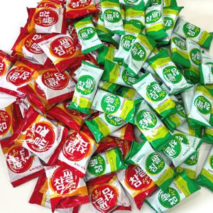 [놀러과자] 크라운 참쌀 선과 설병 혼합 대용량 100개(개별포장)