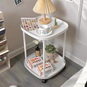 좁은 공간 활용 미니 사이드테이블 이동식 보조 쇼파 티테이블