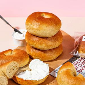 큐베이크 저당 통밀 베이글 고단백 다이어트 단백질 베이글 빵