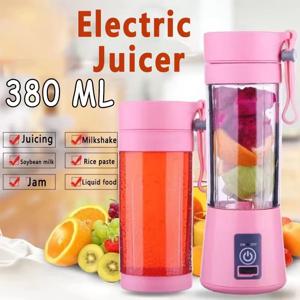 전기 과일 과즙기 휴대용 핸드헬드 USB 충전식 개인용 생우유 스무디 메이커 믹서 컵 (가정, 피크닉, 사무실용)