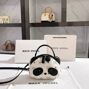 맥 호젤 미니 볼링볼 핸드백 컬러 블록 여름 2025 신상 패셔너블 니치 필로우 백 소프트 레더 캐주얼 숄더백