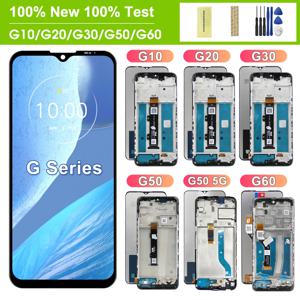 Motorola Moto G10 G20 G30 LCD 디스플레이 터치 스크린 디지타이저 (프레임 포함), Moto G50 G60 G100 디스플레이 교체 용
