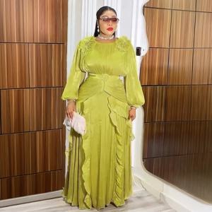 2025 여성용 우아한 아프리카 드레스, 신상 아프리카 의류 플러스 사이즈 터키 웨딩 파티 롱 드레스, 다쉬키 안카라 의상 로브