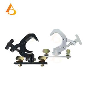 알루미늄 접이식 클램프 후크 무대 조명 걸이 후크 150kg 트러스 튜브 무빙 헤드 빔 조명 커넥터 클립 한 쌍