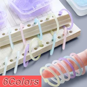 창의적인 DIY 바인더 링, 플라스틱 느슨한 잎 책 고리, 다기능 느슨한 잎 종이 고정 클립, 학교 사무실, 15mm, 20mm, 25mm