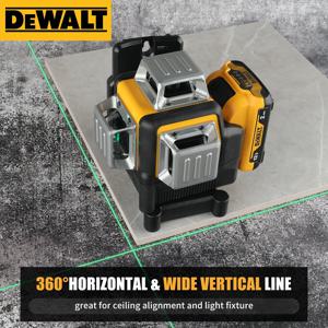 2025 Dewalt DW089LG 12 라인 3면 * 360 수직 12V 리튬 배터리 레이저 레벨 수평 녹색 측정기 야외