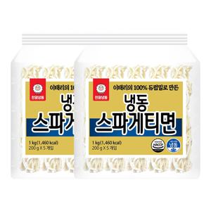 천일냉동 냉동스파게티면(200g X 5개입) 1kg 2개