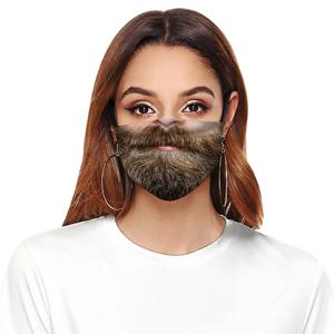 성인용 모래 방지 자외선 차단 재미있는 얼굴 가리개 통기성 자전거 마스크 입 커버 세탁 가능 보호용 마스크