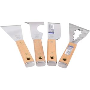 스테인레스 스틸 퍼티 나이프 단단한 나무 청소 주걱 퍼티 나이프 퍼티 장식 벽 스크레이퍼 페인트 도구