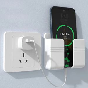 다기능 휴대폰 거치대 벽걸이형 정리함 수납 박스 벽걸이 리모컨 충전 거치대 정리 브래킷