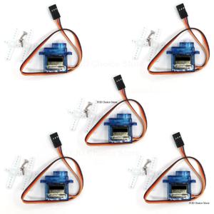 로봇 6CH RC 250 450 헬리콥터 비행기 글라이더 미니카용 5개/세트 SG90 9G 마이크로 서보 모터