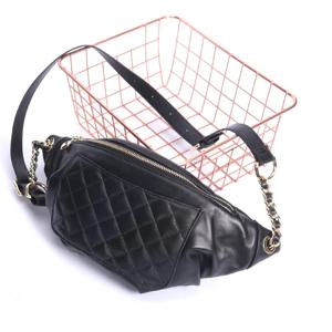 새로운 여성용 최고급 소가죽 싱글 숄더 크로스백 다이아몬드 체인 웨이스트백 가죽 다용도 패션 소프트 가죽 백팩