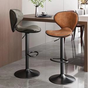 노르딕 하이 스툴 바 의자 럭셔리 오피스 조절 가능한 리셉션 바 의자 릴랙스 미니멀리스트 디자인 바 가구 카데이라스 LLBC