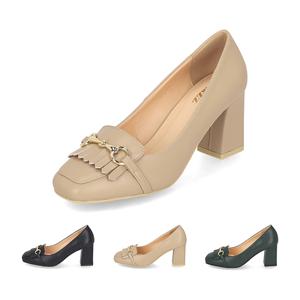 [정상가 159000원]  마쯔 여성 테슬 홀스빗 펌프스 7cm LCWD33M339