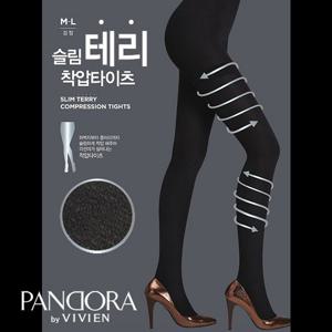 [판도라by비비안]슬림 테리 착압타이츠1매[TS3022]압박타이즈