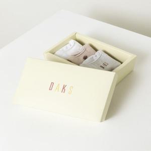 액세서리 DBSS5F231WT [여성페이크삭스3족] 면혼방 자수장식 페이크삭스 3족세트