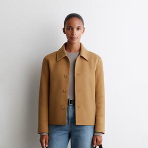 [최초가239,000]베이직 카라 울 핸드메이드 숏 코트_FVJK250904