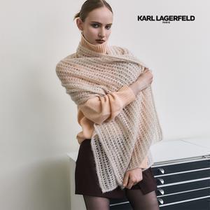 칼라거펠트 25FW 알파카 모헤어 혼방 헤어리 머플러