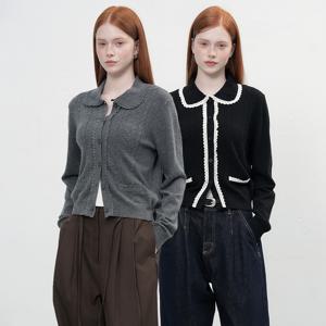 레이스 카라 가디건 [3COL] / WBE3L04502