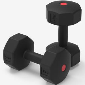 블랙팔각 덤벨 아령 4kg 2개 아령세트 웨이트 운동