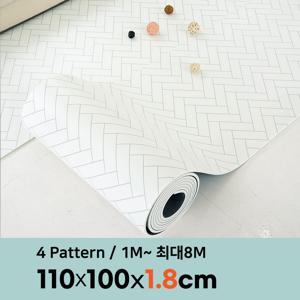 18T PVC 층간소음방지 롤매트 폭 110cm x 1m