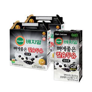 [01일12시까지 추석전배송]뼈에좋은 칼슘 두유 검은콩 190mlx32팩