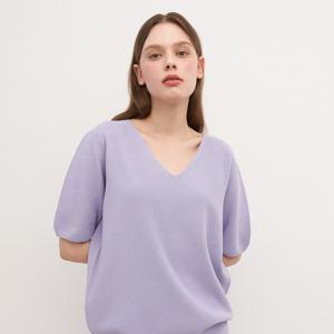 [최초가 79,000원] 에어니트 V넥 반팔 탑 EST3100