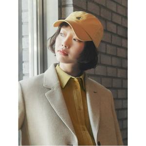 빈폴ACC 코튼 트윌 로고 워싱 볼캡 - 머스타드 BE478BU01G