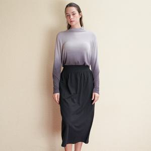 [최초가118,000원] 모달터틀넥+모달스커트 이지웨어 세트