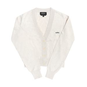 아페쎄 COGDK F22266 PAA HEATHERED ECRU BERENICE 베르니스 브이넥 여성 가디건