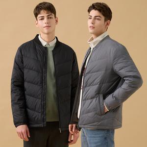 남성보머경량구스다운자켓