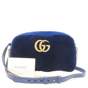 고이비토 중고명품 -  벨벳 GG 마몽 스몰 마틀라세 크로스백  - 56822wp