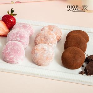 화과방 에브리찰떡 1+1+1 딸기 초코 복숭아 / 골라담기 모찌 찹쌀떡 냉동 과일떡