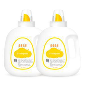 [토루토루] 세탁액상세제 2600ml2개+리필용빈용기 2개
