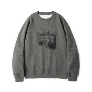 [하프클럽] Retro radio crewneck C.M.grey