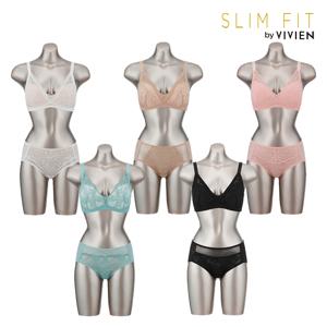 슬림핏 풀컵 쿨링 에어메쉬 노와이어 브라팬티세트 10종