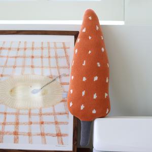 [무케] 닛닛_키다리 나무 니트 인형 Orange 선물 쿠션 애착인형