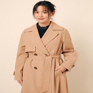 [JJ지고트]와이드칼라 더블 버튼 트렌치코트GP9M0TC901