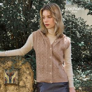 까사렐 25FW 후드 니트 베스트 3종