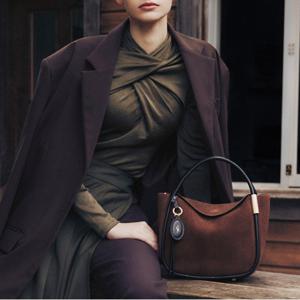 보겐 토트백 - 초코 브라운