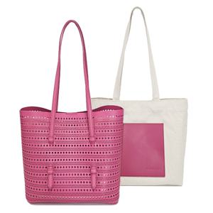 [최초가79,000원][이사벨라G] 아리아 펀칭백 - 핑크