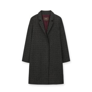 furina 캐시미어울 댄디 테일러드카라 코트