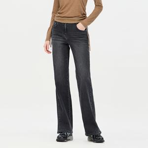 [본사] 옆트임 슬림 일자핏 데님 팬츠_SADP03441BK