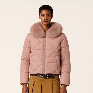 [최초가480,000]후드 사가폭스 트리밍 퀼팅 리버시블 헝가리 구스다운 패딩_SOPD250101