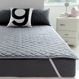 순면 누빔 고정밴드 침대패드 매트리스 이불패드 슈퍼싱글 110X200