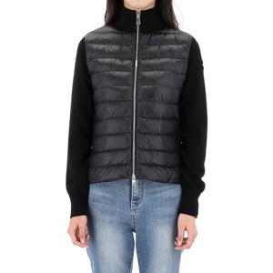 [명품] 25FW  로고 패치 패딩 믹스 집업 자켓 9B00023 M1131 999