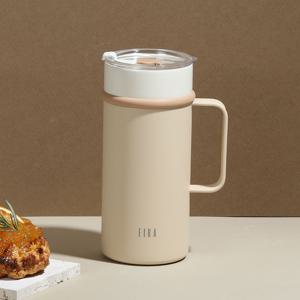 피카 립스 보온보냉 스텐304 논슬립 세라믹 텀블러 머그컵 473ml (베이지)