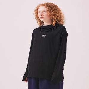 MNS Running Highneck Hoodie_Black